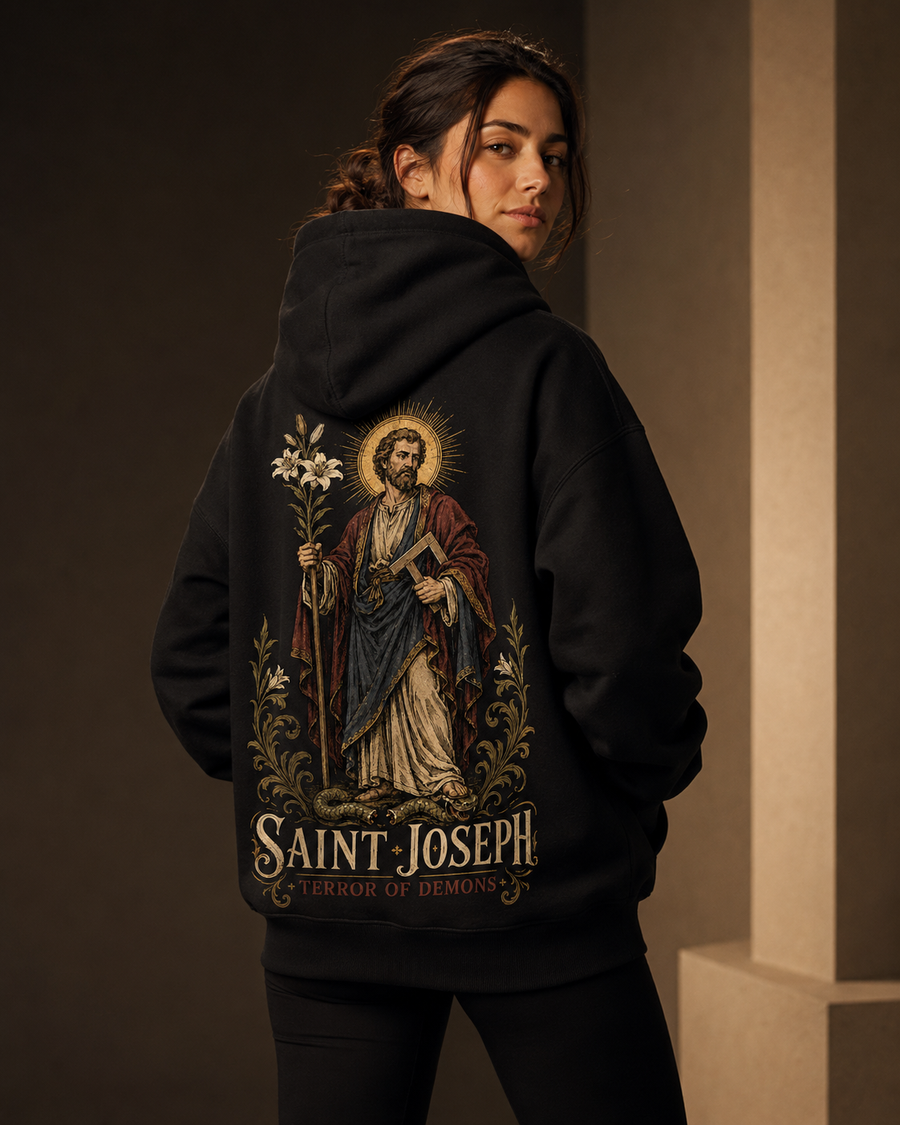 St. Joseph — Terror of Demons (Single Color) Hoodie