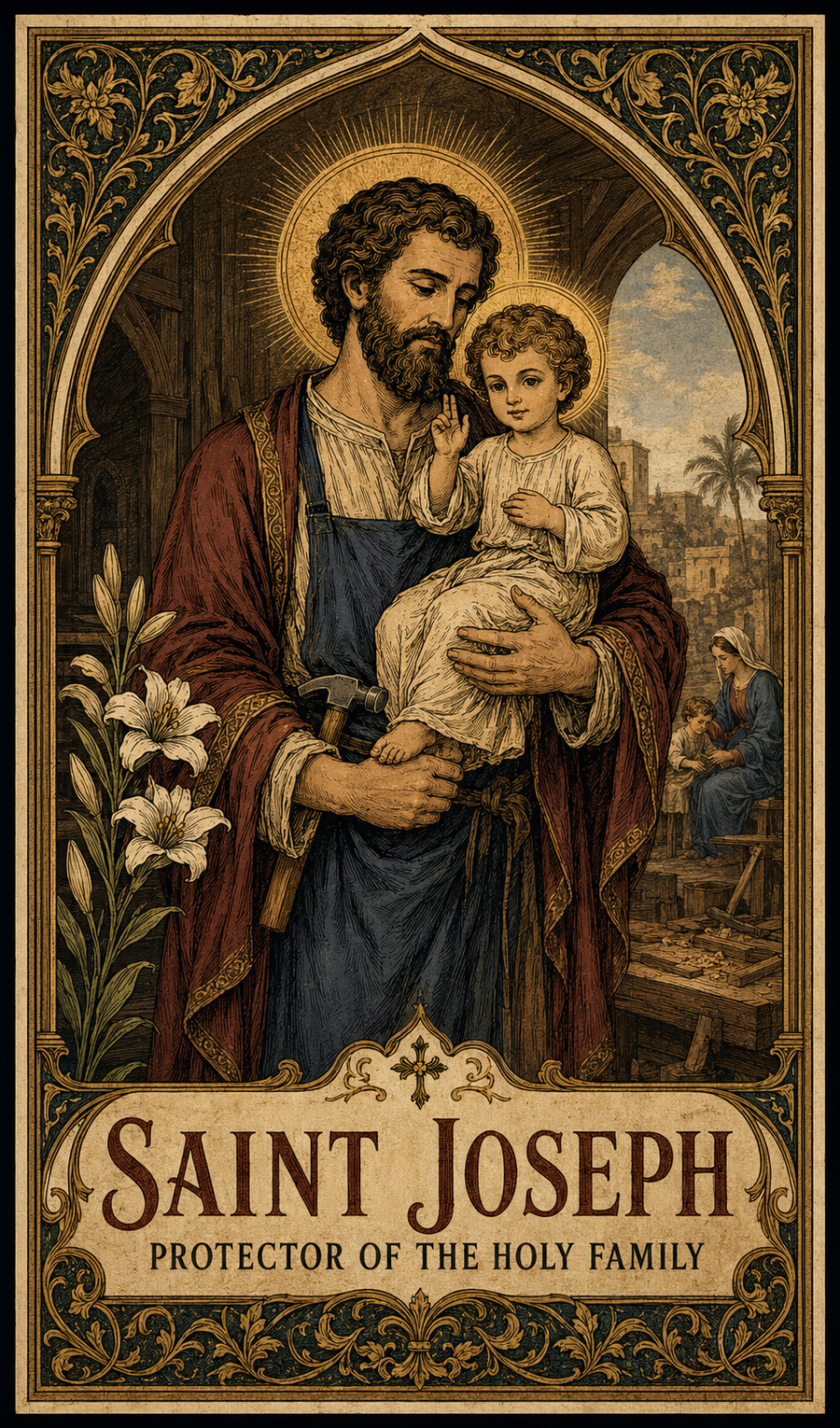 St. Joseph Prayer Card — Patron of Workers
